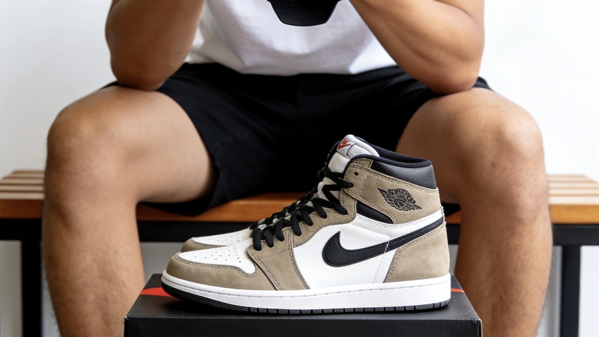 High-top sneaker scene